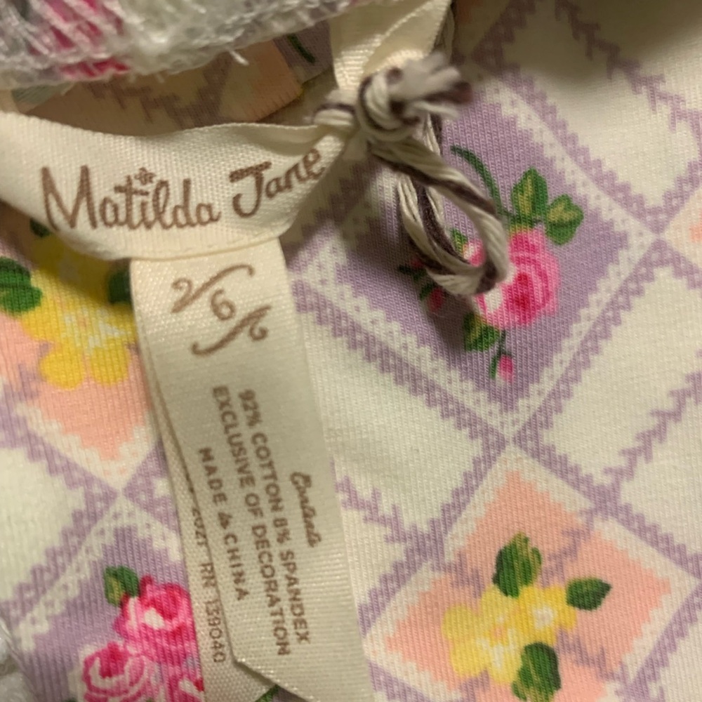Girls' Floral Ruffle Pants - Picture 4 of 6